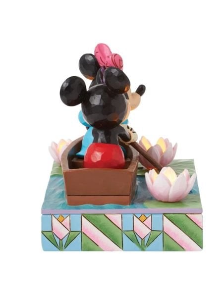 Disney Traditions - Mickey & Minnie Love Rowboat Işıklı Heykel