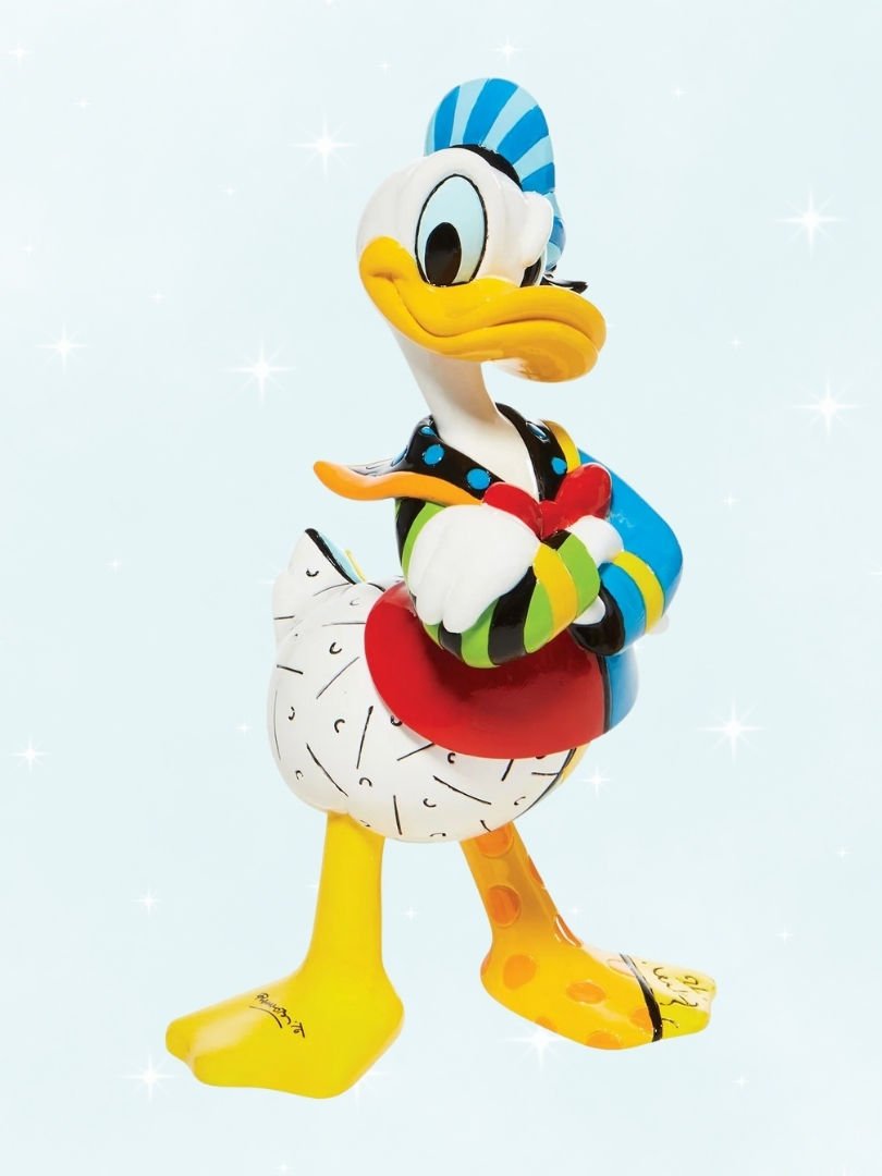 Disney Romero Britto ドナルドダック フィギュア Disney by Britto - Donald Duck Heykel