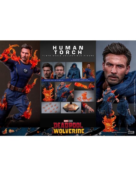 Deadpool & Wolverine - Human Torch 1/6 Scale Koleksiyon Figürü