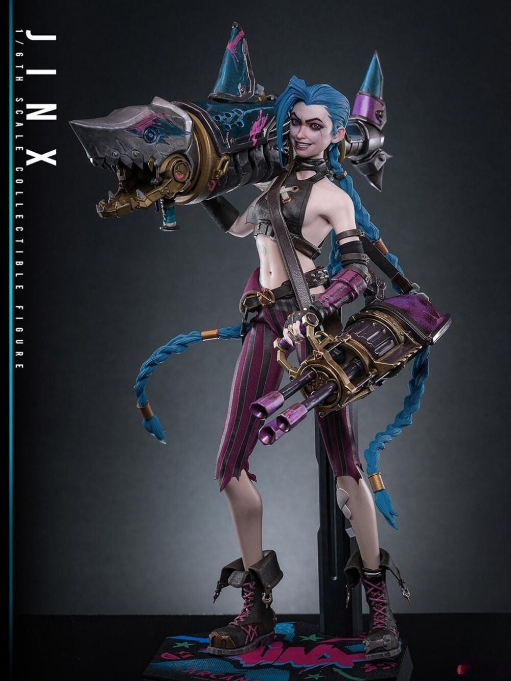 League of Legends: Arcane - Jinx 1/6 Scale Koleksiyon Figürü