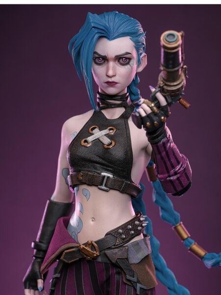 League of Legends: Arcane - Jinx 1/6 Scale Koleksiyon Figürü