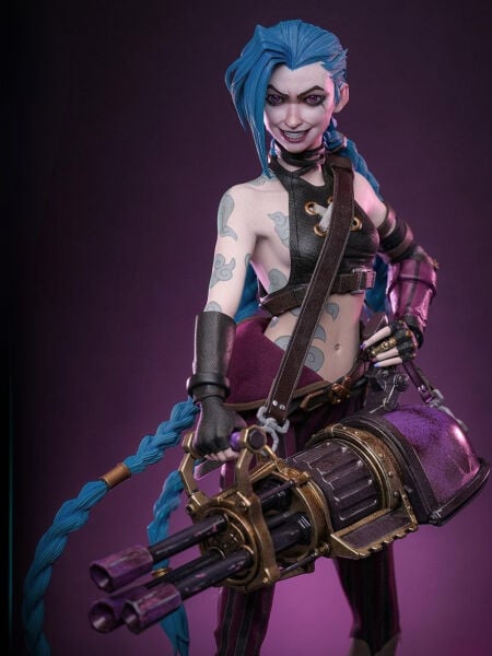 League of Legends: Arcane - Jinx 1/6 Scale Koleksiyon Figürü