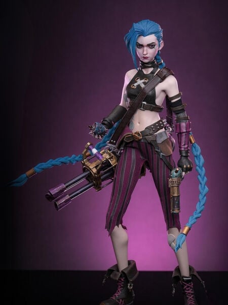 League of Legends: Arcane - Jinx 1/6 Scale Koleksiyon Figürü