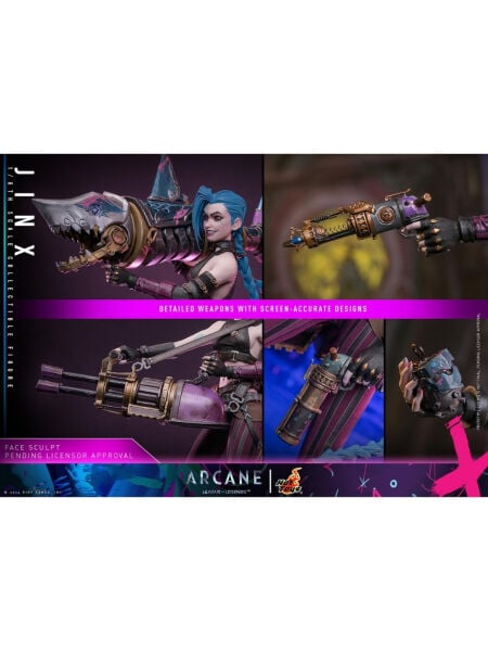 League of Legends: Arcane - Jinx 1/6 Scale Koleksiyon Figürü