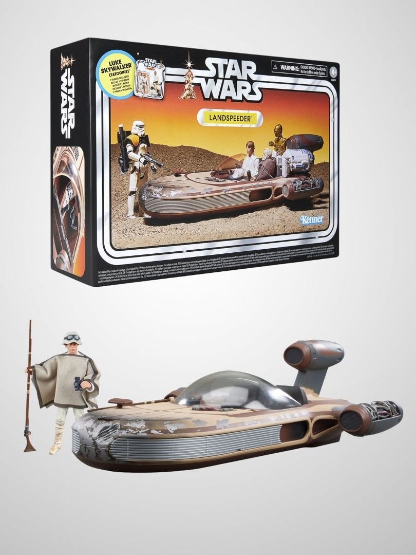 Star Wars Vintage Collection Landspeeder & Luke Skywalker (Tatooine) Araç ve Figür Seti (Star Wars: A New Hope)