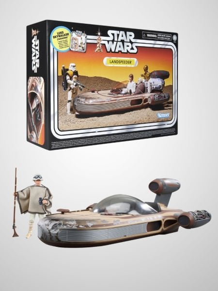 Star Wars Vintage Collection Landspeeder & Luke Skywalker (Tatooine) Araç ve Figür Seti (Star Wars: A New Hope)