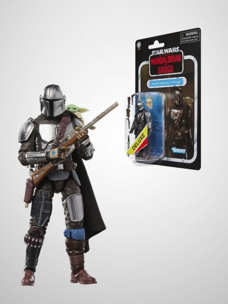 Star Wars Vintage Collection The Mandalorian & Grogu Deluxe, Star Wars: The Mandalorian & Grogu Aksiyon Figür Seti