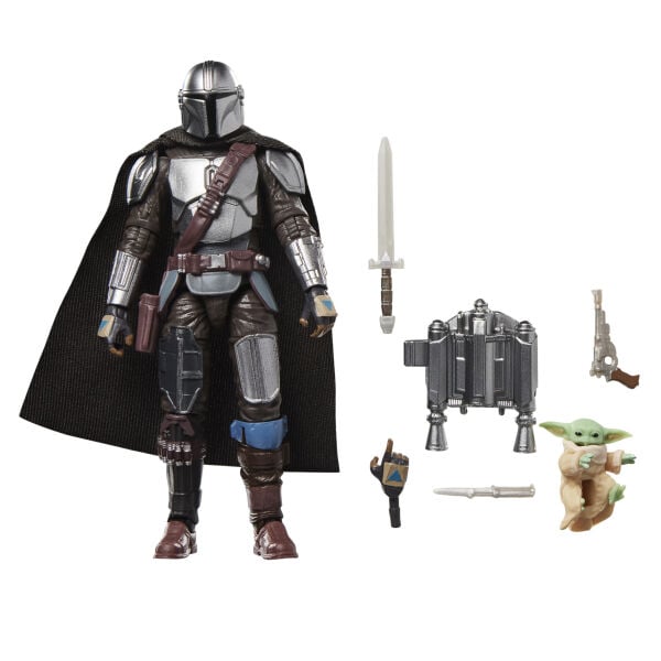 Star Wars Vintage Collection The Mandalorian & Grogu Deluxe, Star Wars: The Mandalorian & Grogu Aksiyon Figür Seti