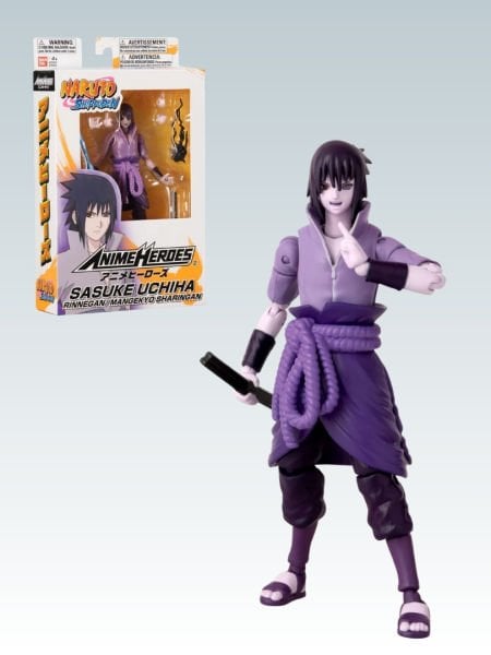Naruto: Shippuden - Sasuke Uchiha Rinnegan / Mangekyo Sharingan (Anime Heroes Series) Aksiyon Figürü